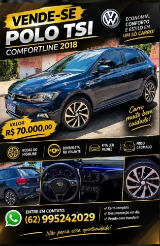 Volkswagen Polo Comfort. 200 TSI 1.0 Flex 12V Aut. 2018