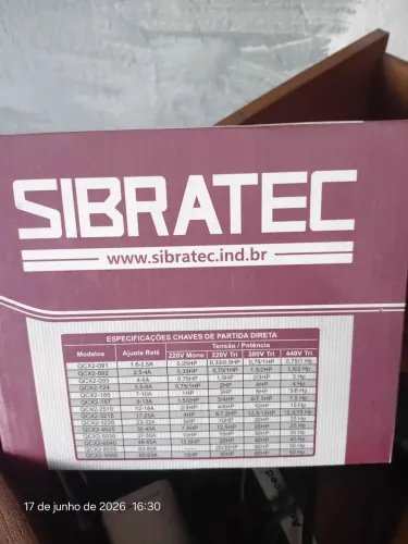 Chave de partida 380vca  4.cv