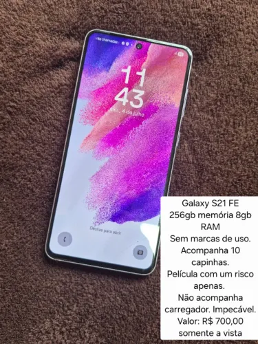 Celular Samsung S21 Fe 256gb