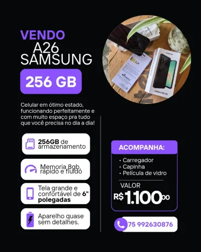 A26 256gb /8gbram
