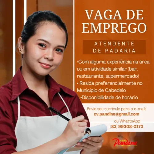 Atendente de Padaria
