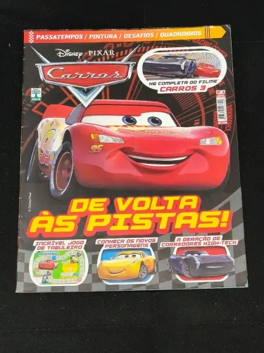 Revista De Atividades E Quadrinhos Carros 3 Disney