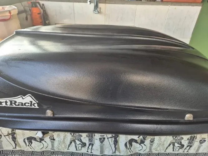 Bagageiro Teto 370L com rack para HB20 e Creta