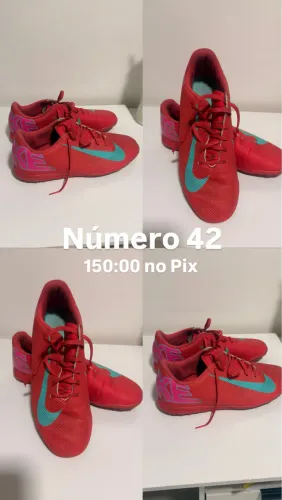Chuteira Nike Mercurial Society Nº 42 - Excelente Estado