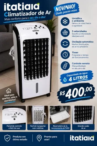 Climatizador 4 Litros
