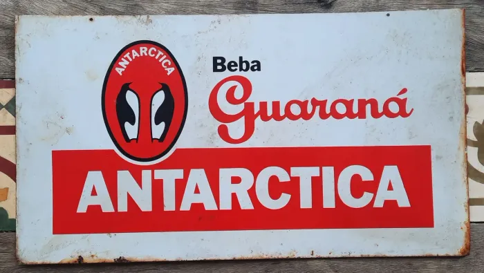 Placa Guarana e Cerveja Antártica