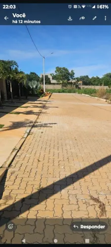 Vendo esse lote condomínio fechado próximo a fazenda velha região do Paranoá 