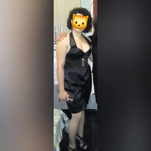 Vestido preto cetim Of-ficium frente única - festa, formatura ou balada