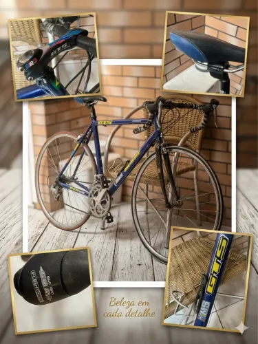 Bike Speed GTS m5 Azul - Grupo Shimano Sora 18v - Revisada e Impecável
