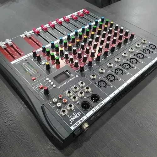 Mesa de som 4 canais USB Bluetooth