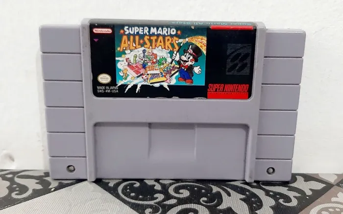 Fita Snes Super mario All Star Original