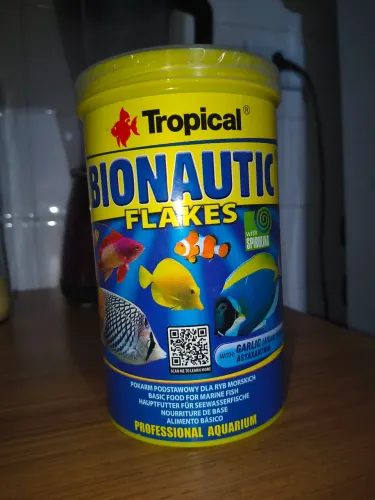 Alimento para peixes tropical bionautic flakes 200 gramas