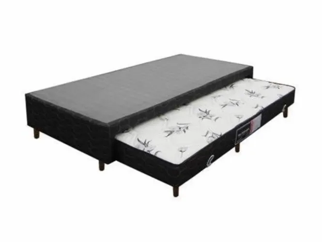 Cama box solteiro com colchões
