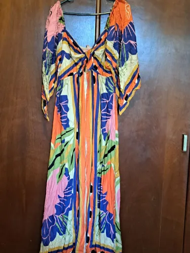 Vestido Farm em viscose