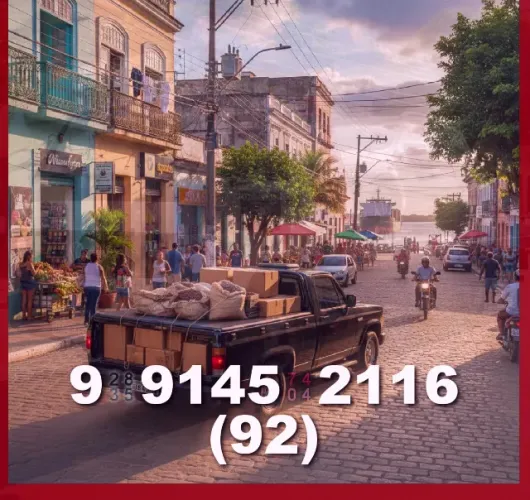 Frete com qualidade em São Jorge, Novo Hopelândia e Cidade Nova!