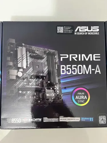 Placa mãe ASUS prime B550M-A. Nova lacrada.