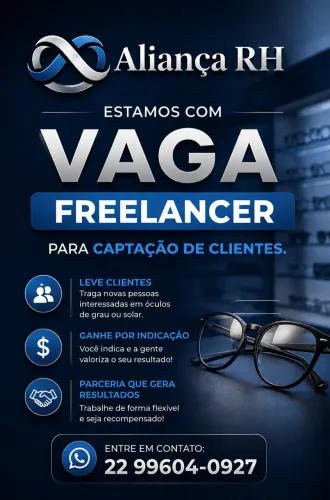 Vaga Freelancer / Rio das Ostras-RJ