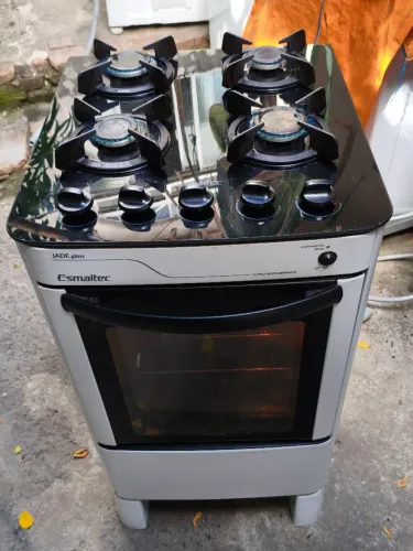 Fogão4 bocas mesa vidro automático