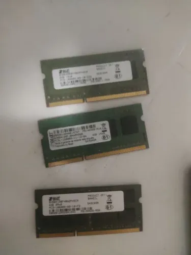Memória ram ddr3 notebook 2 GB, 4GB e 8GB