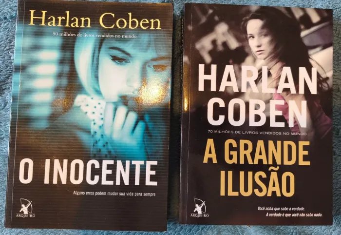 Livros Harlan Coben: "O Inocente" e "A Grande Ilusão"