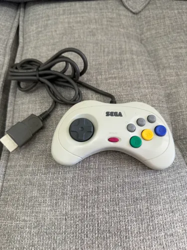 Controle Joystick Original Branco SEGA SATURN