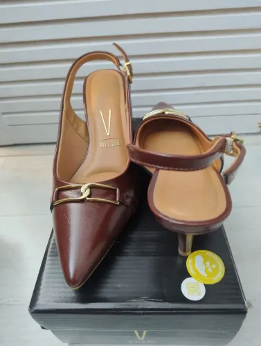 Sapato Scarpim slingback bordô Vizzano