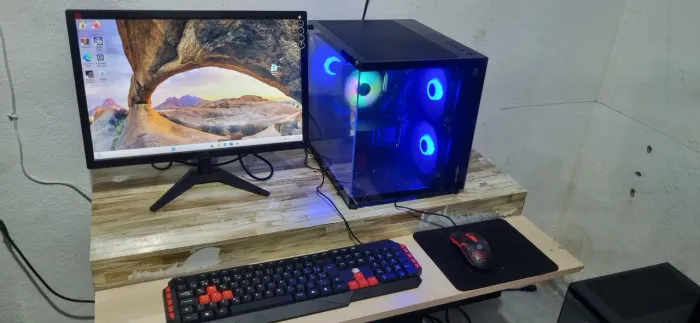 PC Gamer Completo i5 10400F, 16gb RAM, RX 580 8gb, SSD 480Gb, Win 11 com NF e Garantia