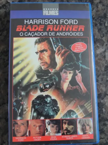VHS BLADE RUNNER O CAÇADOR DE ANDRÓIDES - ORIGINAL - HARRISON FORD - IMPECÁVEL