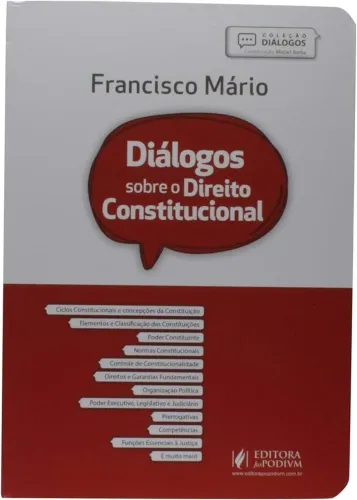 Livro Diálogos sobre o Direito Constitucional - Francisco Mário