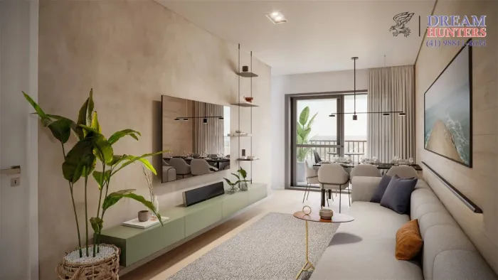 Cobertura Duplex de 128.33m² no bairro Portão, com 2 suítes, 3 banheiros e 2 vagas de gara