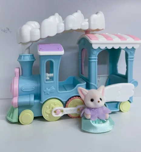 Sylvanian families trem arco iria flutuante