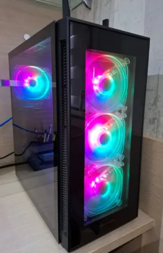 PC Desktop i3 10ª Geração | 16GB RAM | 2 SSDs 500GB | Asus TUF Wi-Fi | Sharkoon RGB