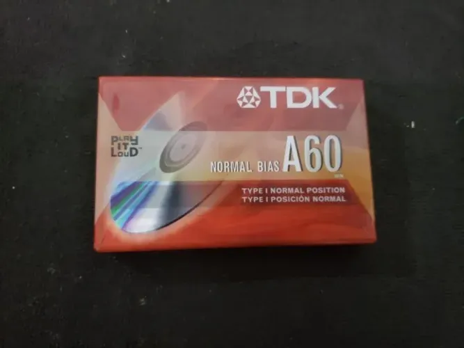 Fita Cassete K7 Tdk A60 - Lacrado