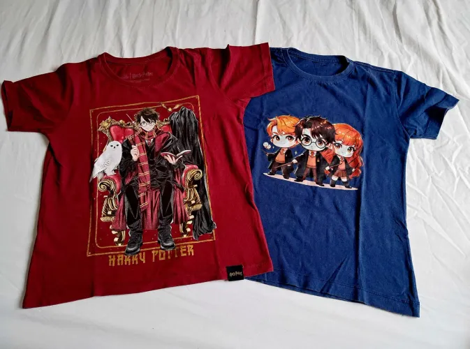Lote camisetas infantil Harry Potter tam 10