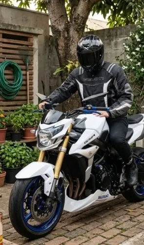 GSR 750 100% Revisada e com brindes inclusos