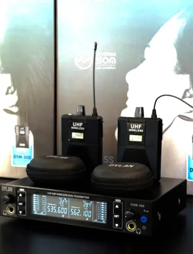 DYLAN DSM 300 ZERO NA CAIXA SISTEMA SEM FIO IN EAR