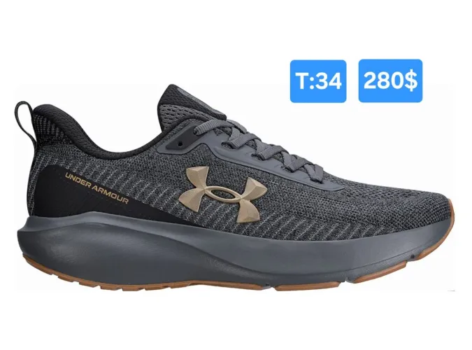 Tênis da Under Armour Charged Beat tamanho 34 original 
