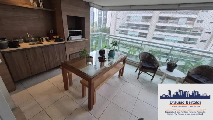 ALORI VILA ROMANA, 4 DORMS,3 STS,185M2 , GOURMET LAZER TOTAL
