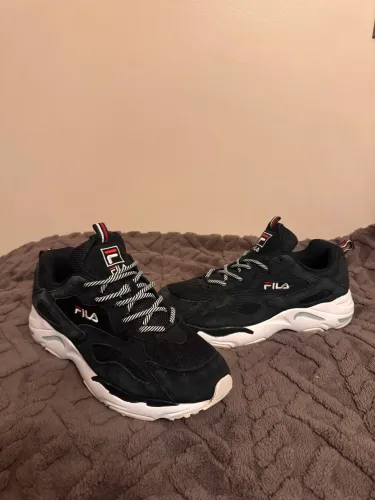 Tênis Fila Runner Camurça Preto num.40