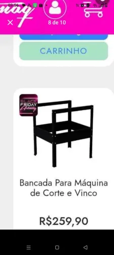 Máquina de corte e vinco manual para papelaria artesanal