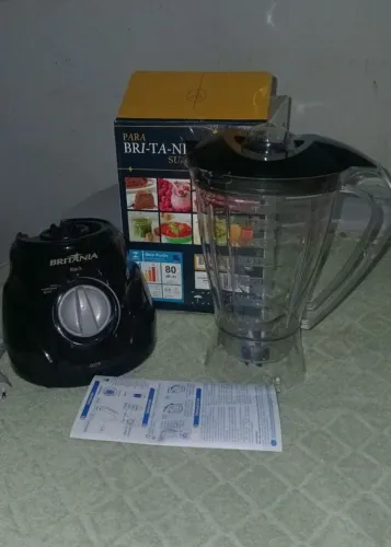 Liquidificador Britânia Black 600W 2,1 Litros<br>NOVO NA CAIXA - 3 Velocidades + Pulsar