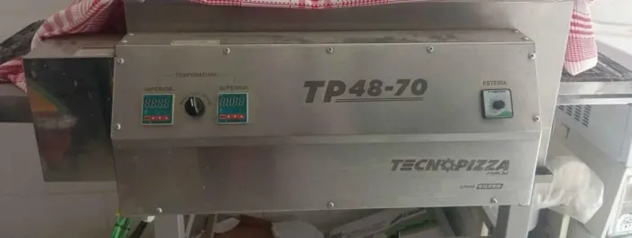 Forno esteira elétrico tecnopizza 48-70