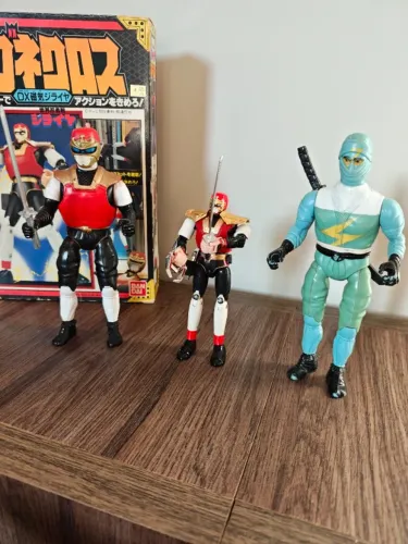 Jiraya DX Bandai 1988 + Jiraya e Rainin Wild da Glasslite