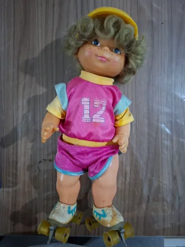 Boneca Lu Patinadora anos 90