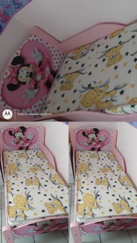 Cama Infantil Minnie + Colchão
