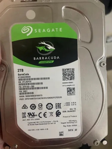 HD Seagate BarraCuda 2TB 