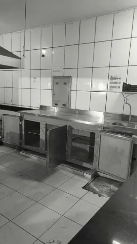 Freezer horizontal 4 portas inox Galopar