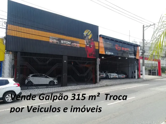 Galpão 321 m² Comercial   troca veiculos e   Imoveis Av São Miguel - Ermelino Matarazzo