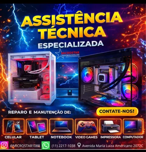 Assistência técnica e loja de informática