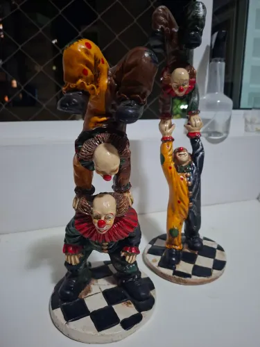 Conjunto Palhaços Retro